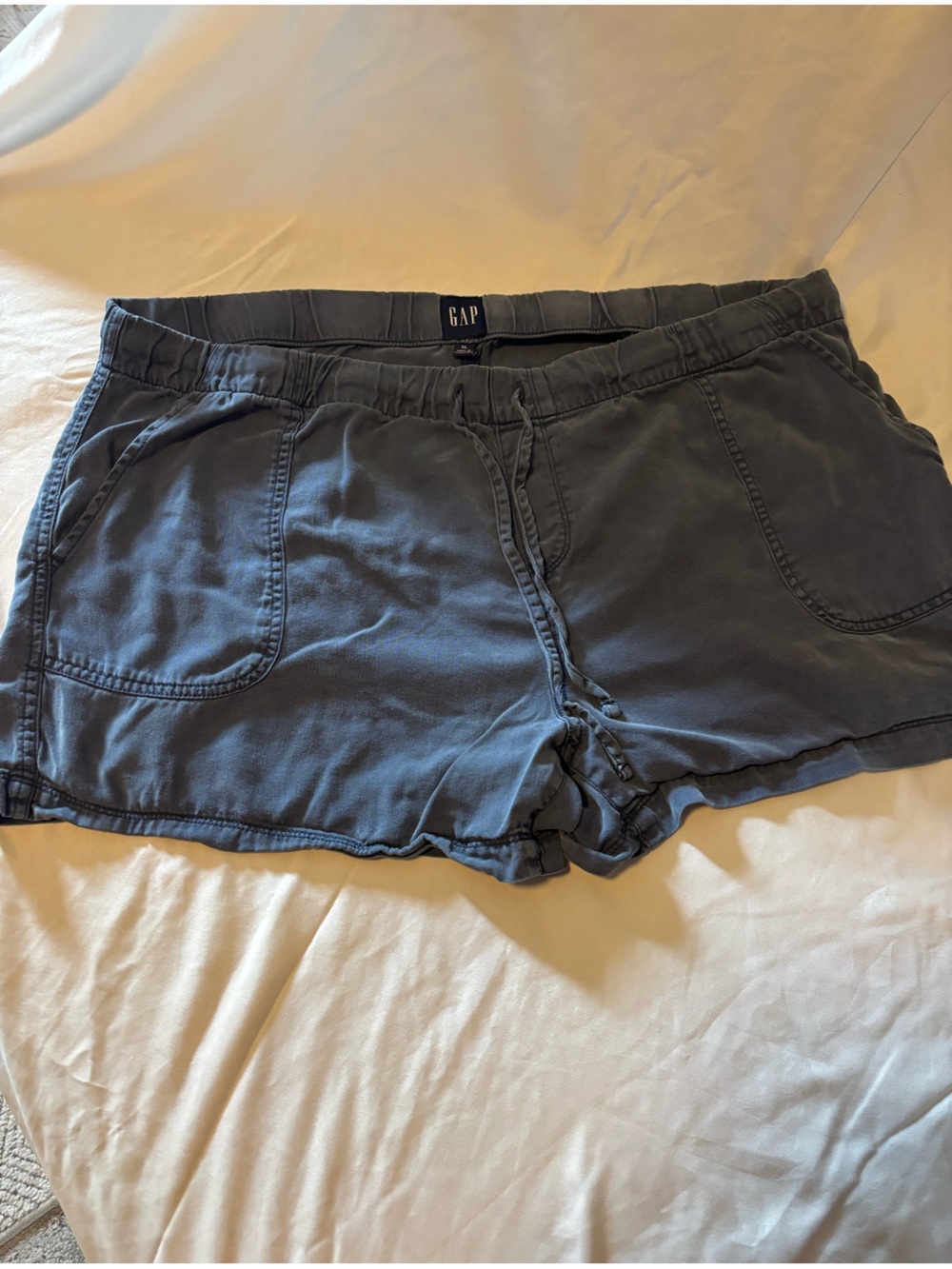 GAP Indigo Blue Drawstring Cotton Shorts